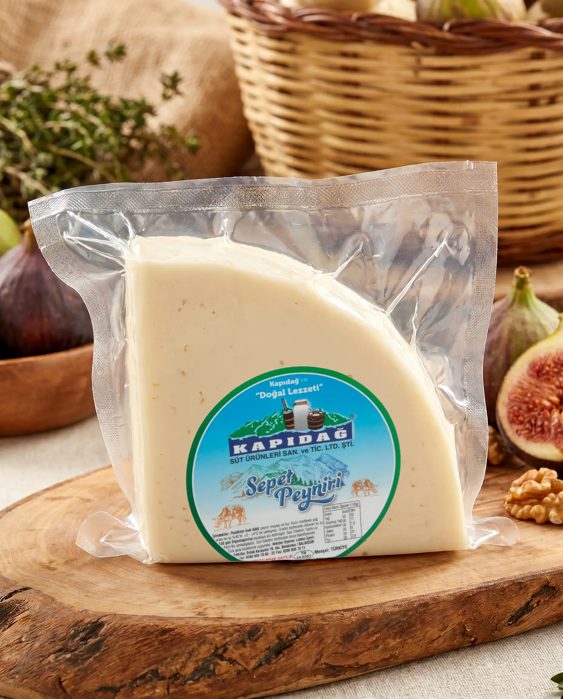 Kapıdağ Tam Yağlı Olgunlaştırılmış Sepet Peyniri 350 gr